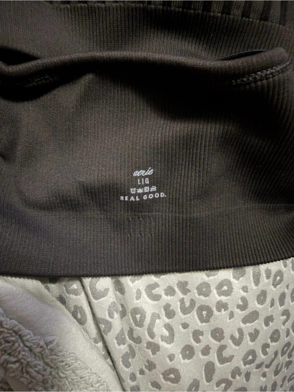 aerie Ribbed Strappy Bralette - Black